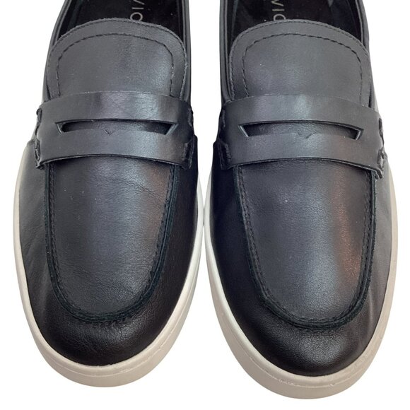 Vionic Uptown Leather Slip-On Penny Loafers Women 8 Comfortable Casual Shoes - Picture 3 of 11